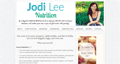 Desktop Screenshot of jodileenutrition.com